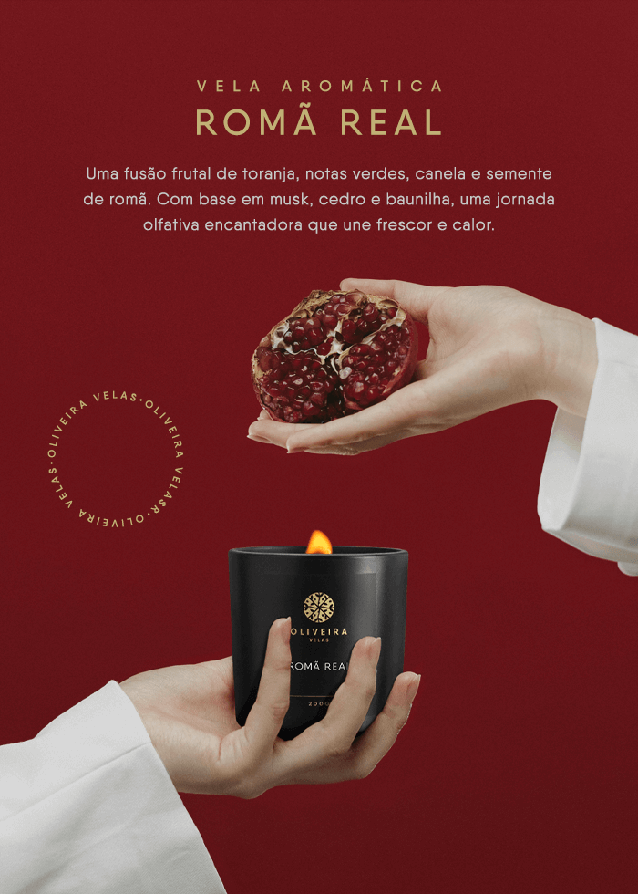 Velas Aromáticas para Comprar Online na Oliveira Velas