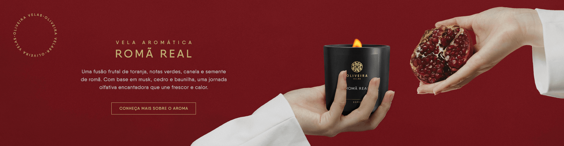 Velas Aromáticas para Comprar Online na Oliveira Velas