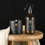 Kit Vela Perfumada e Home Spray de Lavanda Provence na decoração